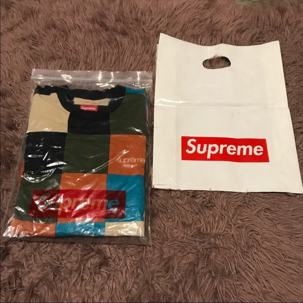 Supreme Patchwork Pique Tee - image 1